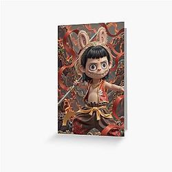 Ne Zha 2 Greeting Card