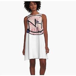 Niall Horan Flower Logo A-Line Dress Premium Merch Store