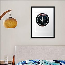 Niall Silhouette Logo  Framed print Premium Merch Store