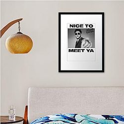 Threenal Niall Nice To Meet Ya North American  Framed print Premium Merch Store