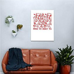 Niall Horan Nice To Meet Ya Canvas Print Premium Merch Store