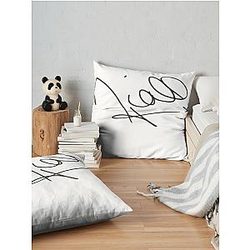 Niall Horan Signature Throw Pillow Premium Merch Store
