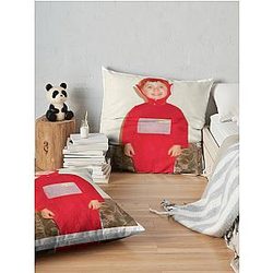 Baby Neil Niall Horan Teletubbies Throw Pillow Premium Merch Store