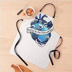 Niall The Tide Heart Lyrics Apron Premium Merch Store