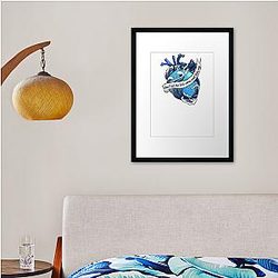 Niall The Tide Heart Lyrics Framed print Premium Merch Store