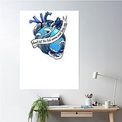 Niall The Tide Heart Lyrics Poster Premium Merch Store