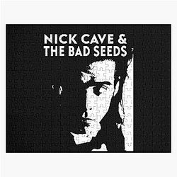 Nick Cave And The Bad Seeds Retro Vintage Concert Tour Jigsaw Puzzle