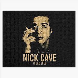 Nick Cave And The Bad Seeds Rock Band Music Vintage Jigsaw Puzzle