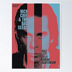 nick cave singer 6 Poster