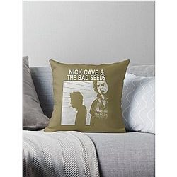 Nick Cave - Nicholas Edward Cave   Throw Pillow