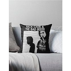 Natural Beauty Behind Every Great Bravery Nick Cave Nicholas Edward Cave Cool Gifts Throw Pillow