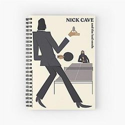 Nick Cave and The Bad Seeds Spiral Notebook