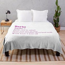 Nicki Minaj Barbz Aesthetic Quote Throw Blanket RB2811