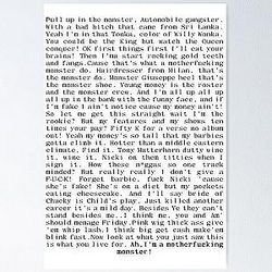 nicki minaj monster lyrics graphic barb Poster RB2811