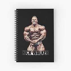 Nick Walker Most Muscular Pose Bodybuilder Notebook