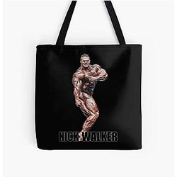 Nick Walker Triceps Pose Bodybuilder Color Sticker Tote Bag