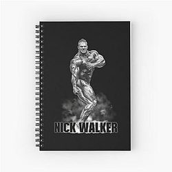 Nick Walker Triceps Pose Bodybuilder  Notebook