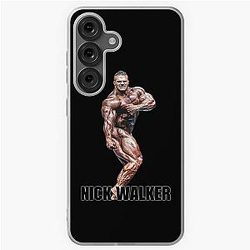 Nick Walker Triceps Pose Bodybuilder Color Sticker Samsung Galaxy Soft Case Phone Case