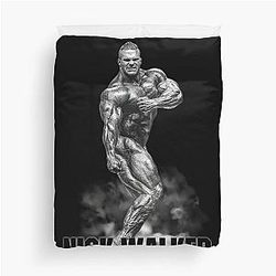 Nick Walker Triceps Pose Bodybuilder Duvet Cover