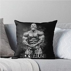 Nick Walker Most Muscular Bodybuilder Throw Pillow