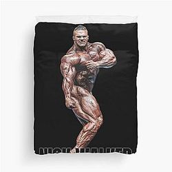 Nick Walker Triceps Pose Bodybuilder Duvet Cover