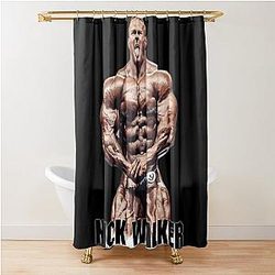 Nick Walker Most Muscular Bodybuilder Shower Curtain