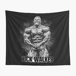 Nick Walker Most Muscular Bodybuilder in BW Tapestry