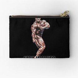 Nick Walker Triceps Pose Bodybuilder Colorful Zipper Pouch