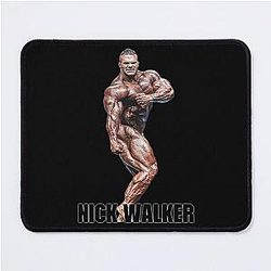 Nick Walker Triceps Pose Bodybuilder Color Sticker Mouse Pad