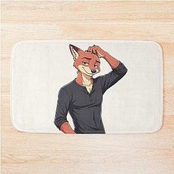 Zootopia Fox Nick Wilde Zootropolis Movie Furry Bath Mat