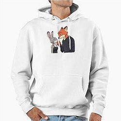 Nick Wilde Judy Hopps Zootopia Movie Duo Pullover Hoodie