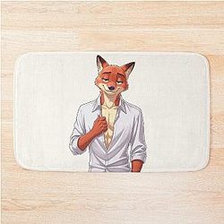 Nick Wilde Zootopia Fox Character Zootropolis Movie Bath Mat