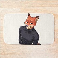 Zootropolis Nick Wilde Zootopia Fox Movie Character Design Bath Mat