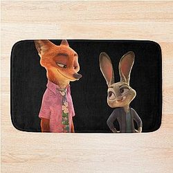 Zootopia 2 Judy Hopps Nick Wilde Sticker Pack, Phone Cases, Shirts, Journals, Bags, Blankets, Etc Zootopia Merch Animation Movie Bath Mat
