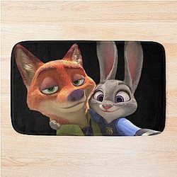 Zootopia
Funny
Judy Hopps and Nick Wilde
Selfie Sticker Pack, phone cases, shirt, journals, bags, blankets, etc
Zootopia Merch
Animation Movie Bath Mat