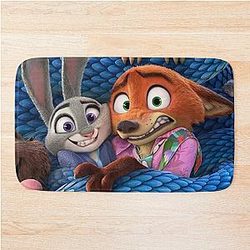 Zootopia 2 Judy Hopps Nick Wilde Sticker Pack phone cases shirt journals bags blankets etc Zootopia Merch Animation Movie Bath Mat