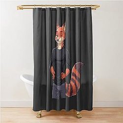 Nick Wilde Furry Fanart Shower Curtain