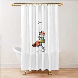 Nick Wilde and Judy Hopps Fanart Shower Curtain
