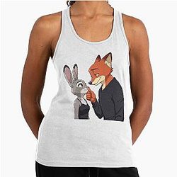 Nick Wilde and Judy Hopps Zootopia Movie Tank Top
