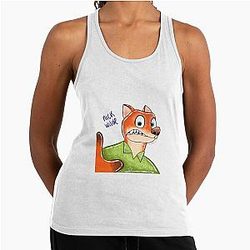 Nick Wilde Fox Racerback Tank Top