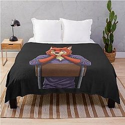 Zootopia Nick Wilde Fan Art Throw Blanket