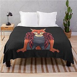 Zootopia Fox Character Art Nick Wilde Throw Blanket