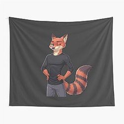 Nick Wilde Furry Fan Art from Zootopia Tapestry