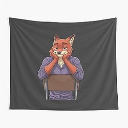 Zootopia Nick Wilde Fan Art Tapestry
