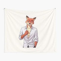 Nick Wilde Zootopia Fox Character Zootropolis Movie Tapestry