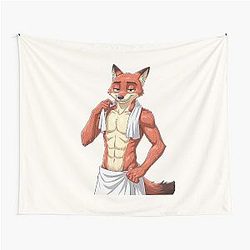 Zootopia Nick Wilde Fox Zootropolis Furry Character Tapestry