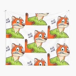 Nick Wilde Fox Tapestry
