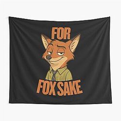 For Fox's Sake Inspired Zootopia Tapestry