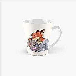 Zootopia Nick Wilde and Judy Hopps Fox Bunny Movie Character Art Tall Mug
