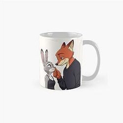 Nick Wilde and Judy Hopps Zootopia Movie Duo Design Classic Mug